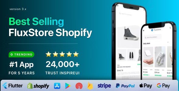 FluxStore Shopify Mobile App Template