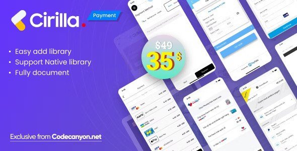 Cirilla Payment Gateway Addons Mobile App Template