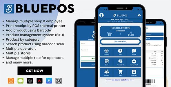 BLUEPOS Mobile App Template